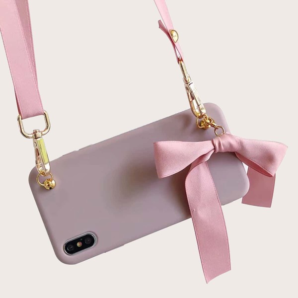 

Чехол для iPhone с лентой, Розовые