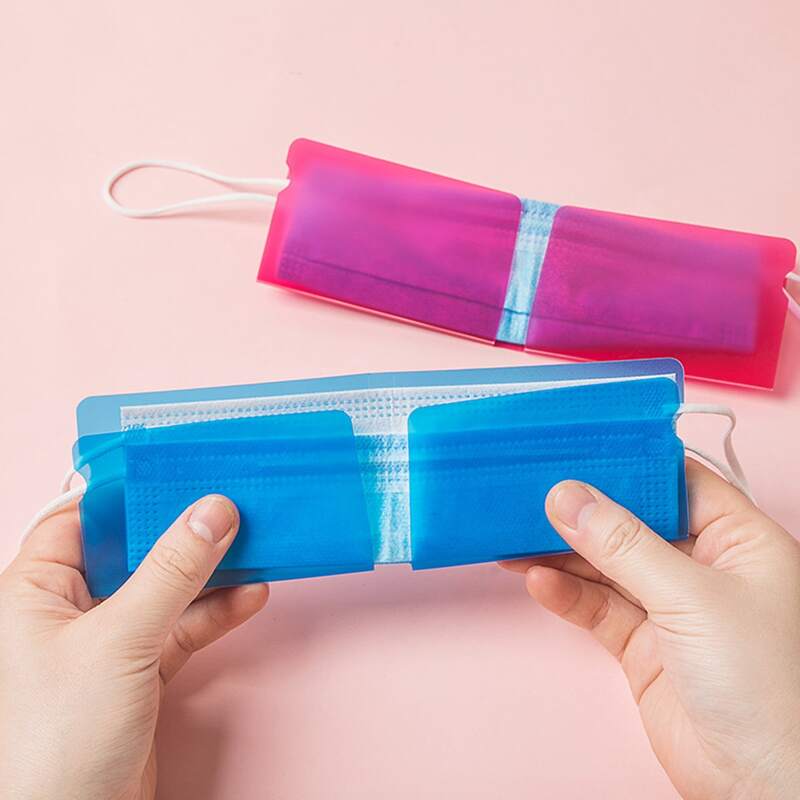 

10pcs Clear Face Cover Storage Clip, Multicolor