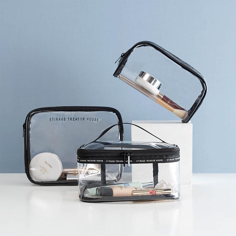 1pc Simple Clear Cosmetic Storage Bag