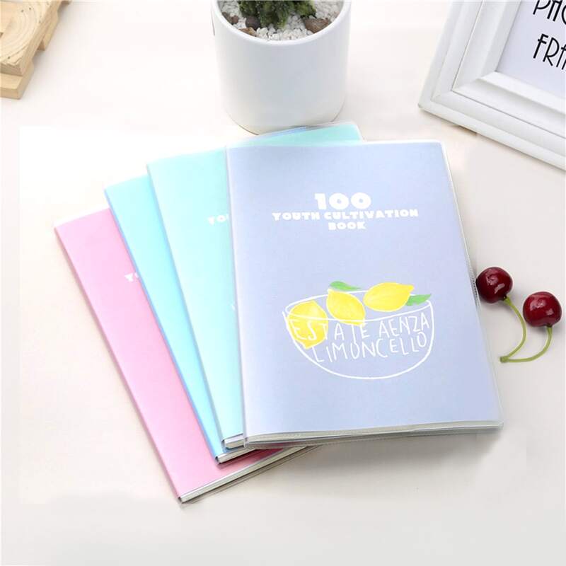 

1pack Fruit Print Cover Random Notebook, Multicolor