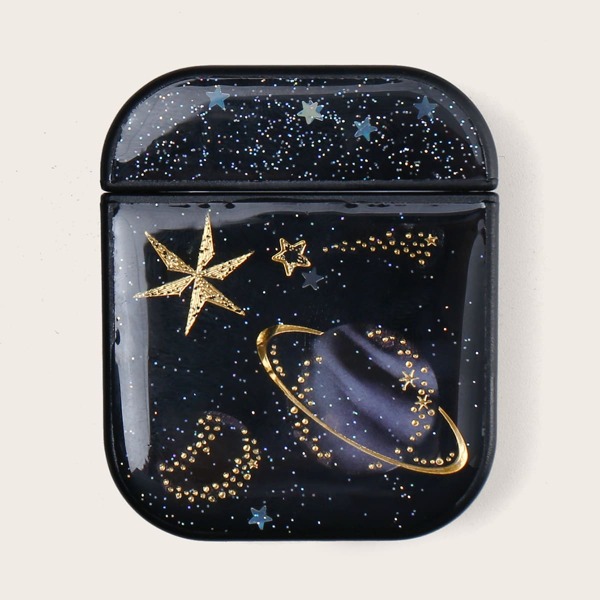 

Star Pattern AirPods Case, Black