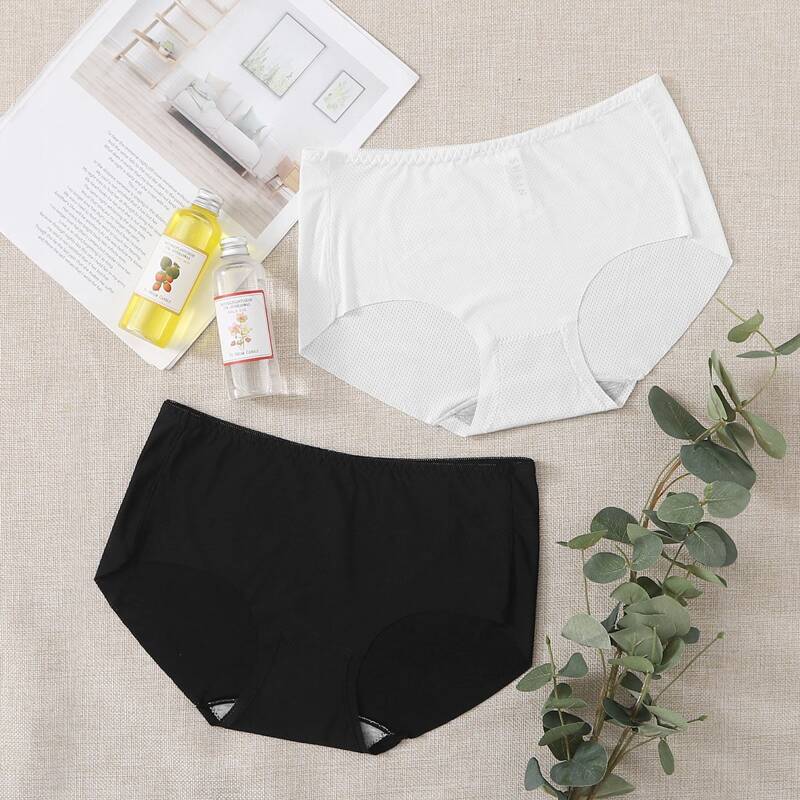 

2pack Panty Set, Black and white