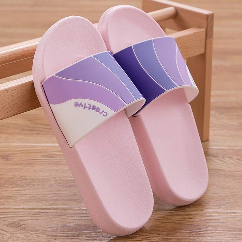 

Open Toe Wide Fit Sliders, Purple
