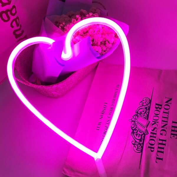 

Настенный свет в форме сердечка, Розовые