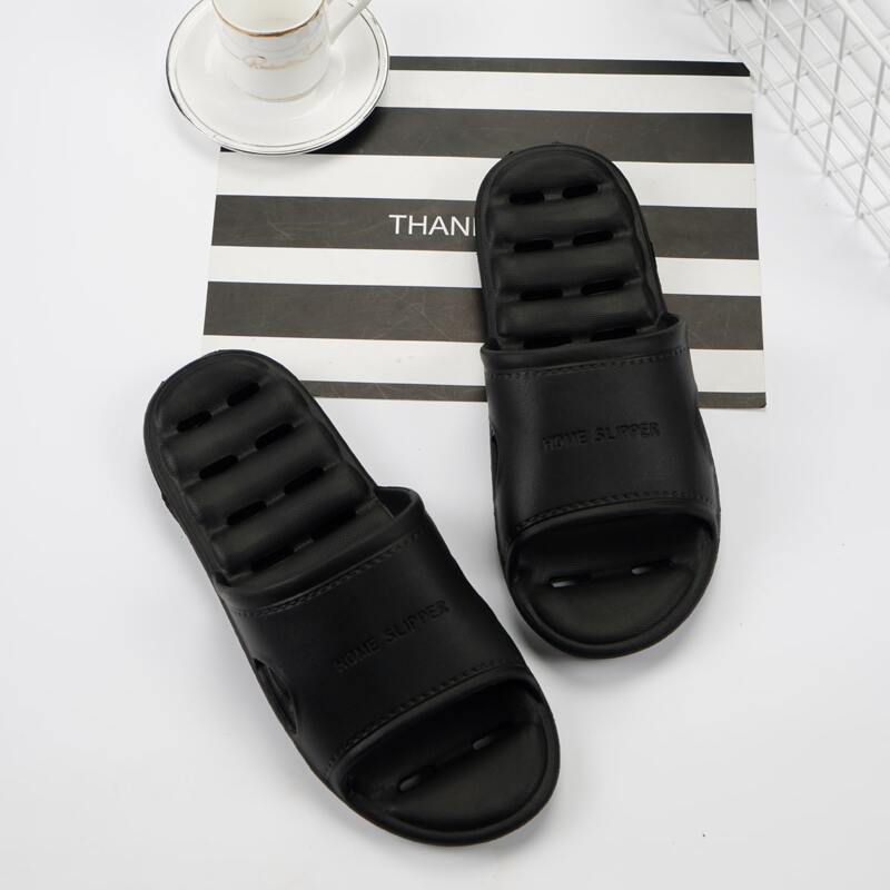 

Guys Hollow Out Slippers, Black