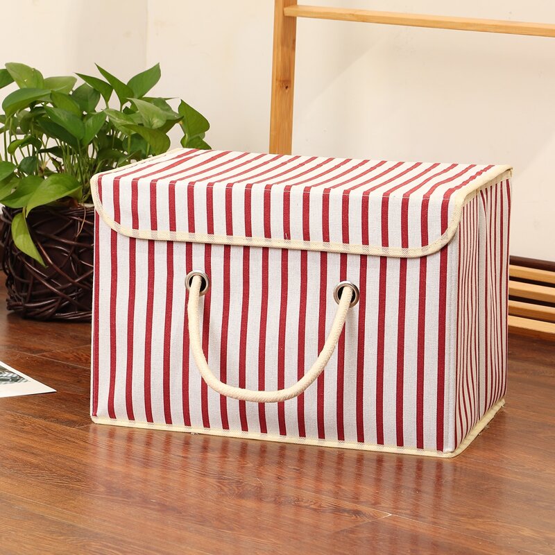 

Stripe Pattern Storage Basket, Multicolor