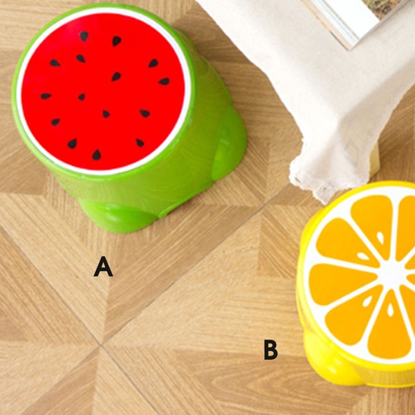 

1pc Kids Fruit Design Bench, Multicolor
