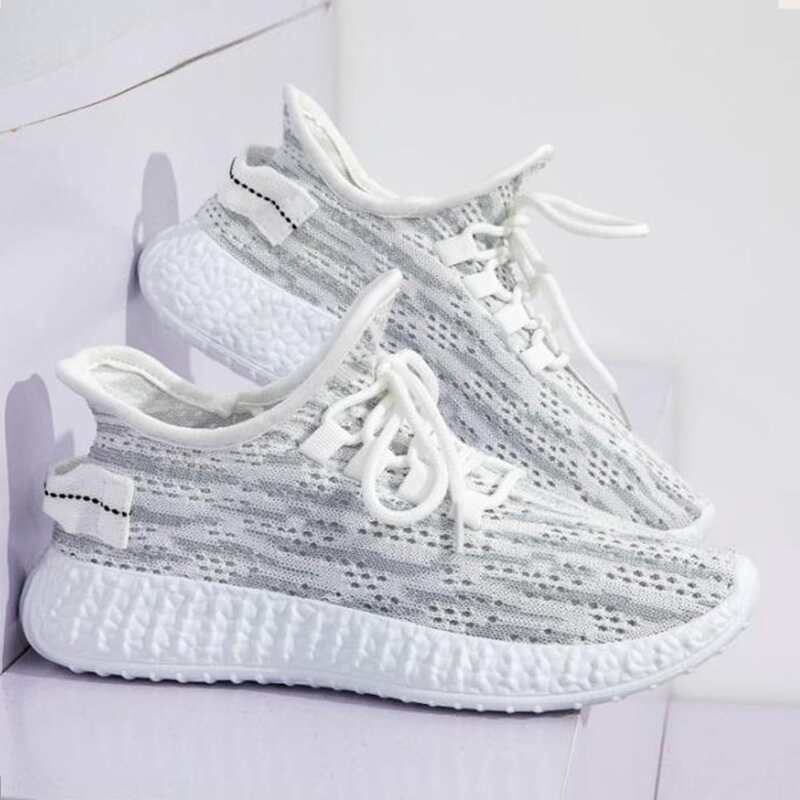 

Lace-up Front Wide Fit Sneakers, White