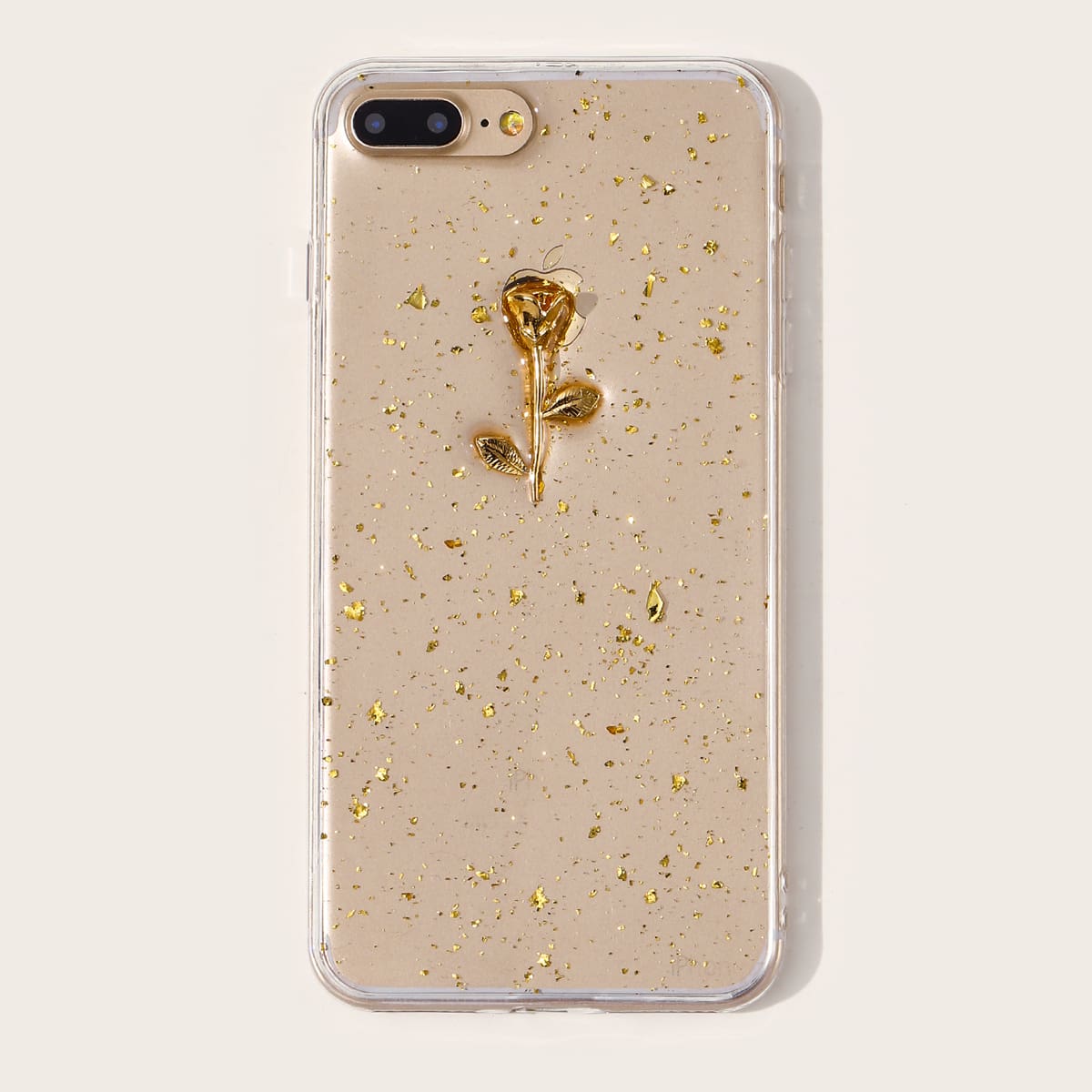 

Flower Decor iPhone Case, Clear