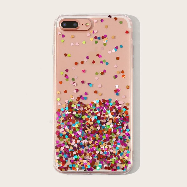 

Sequin iPhone Case, Clear