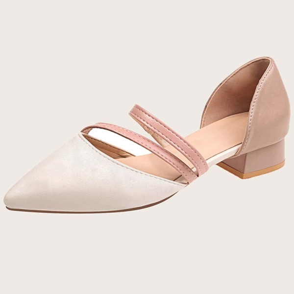 

Двухцветные квартиры Point Toe, Бежевые
