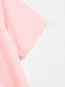 Manfinity RebelGame Men Cotton Slogan Graphic Tee - Pink - View 4