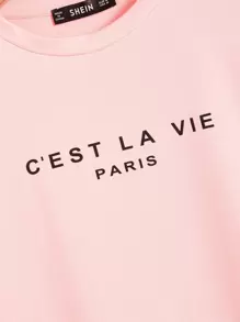 Manfinity RebelGame Men Cotton Slogan Graphic Tee - Pink - View 5