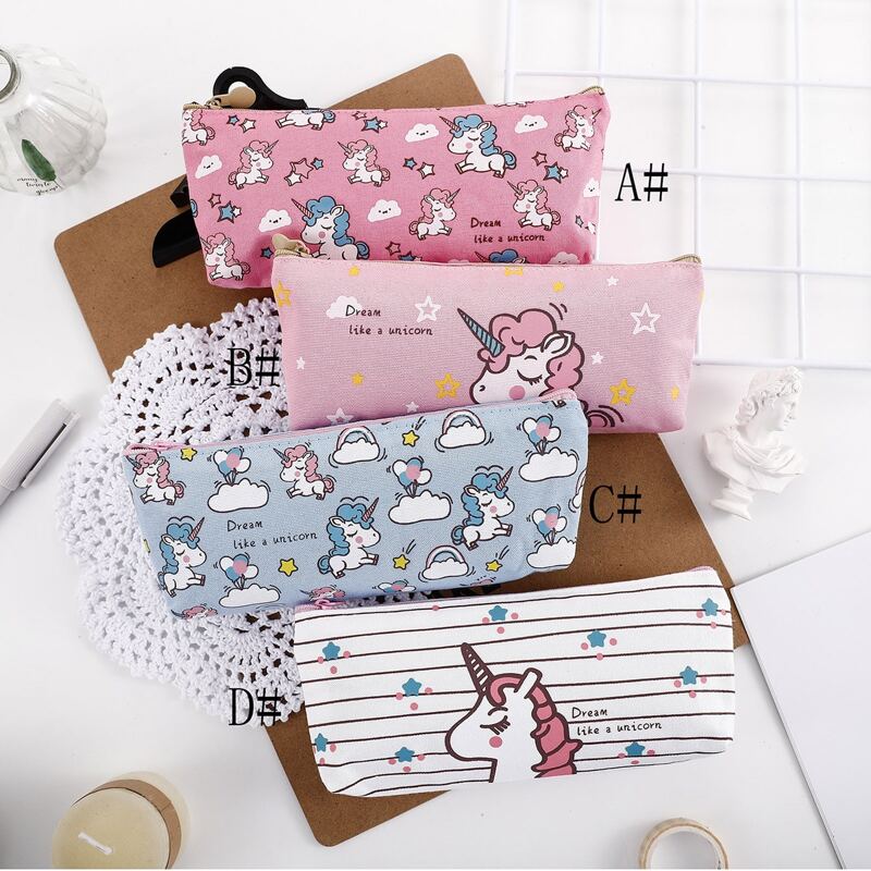 

1pc Cartoon Graphic Pencil Case, Multicolor