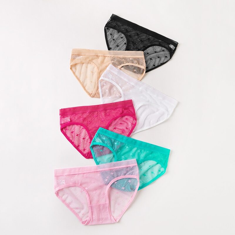 

6pack Lace Panty Set, Multicolor