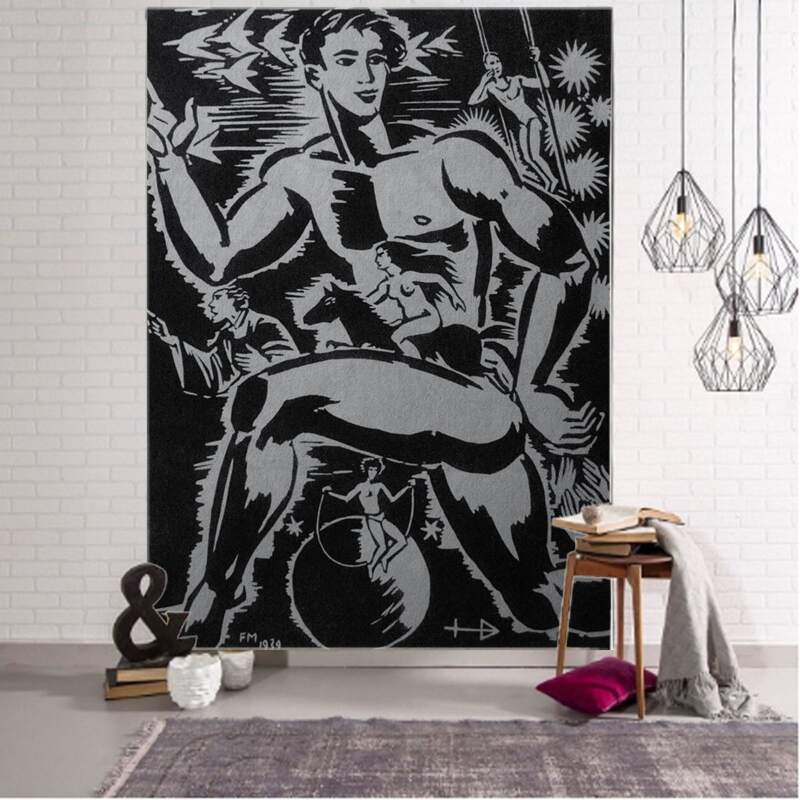 

Figure Graphic Tapestry, Black
