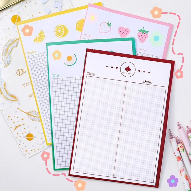 

1pack Fruit Print Notebook, Multicolor