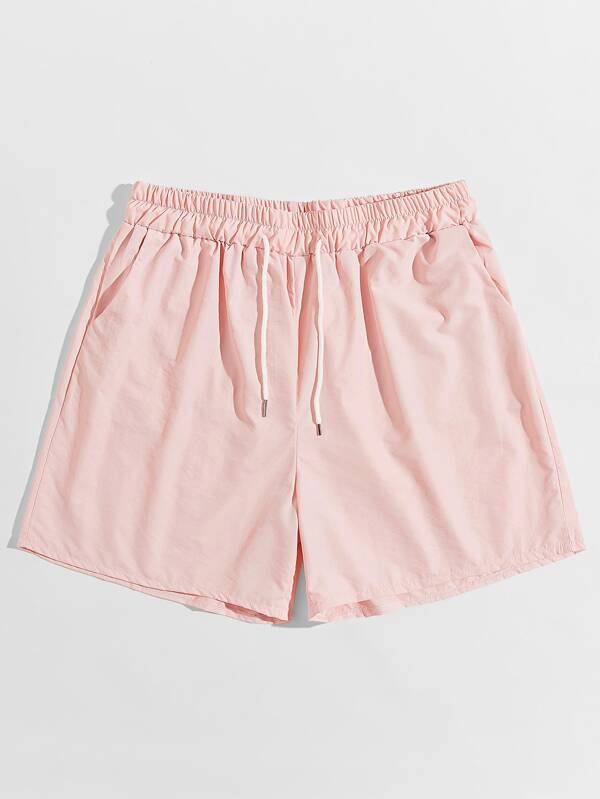 Mens pink drawstring shorts Outlet