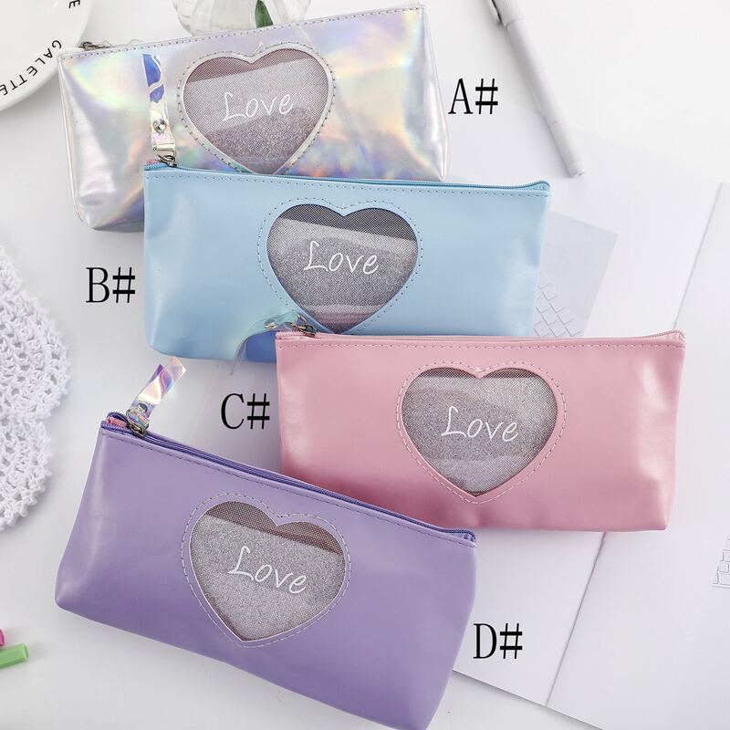 

1pc Simple Pencil Case, Multicolor