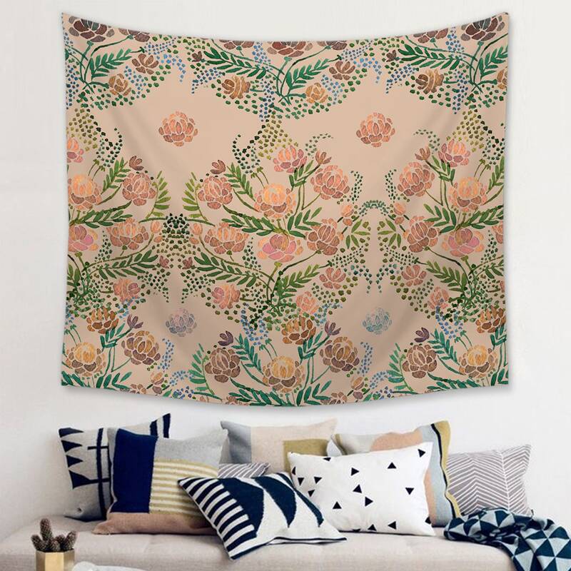 

Floral Print Tapestry, Multicolor