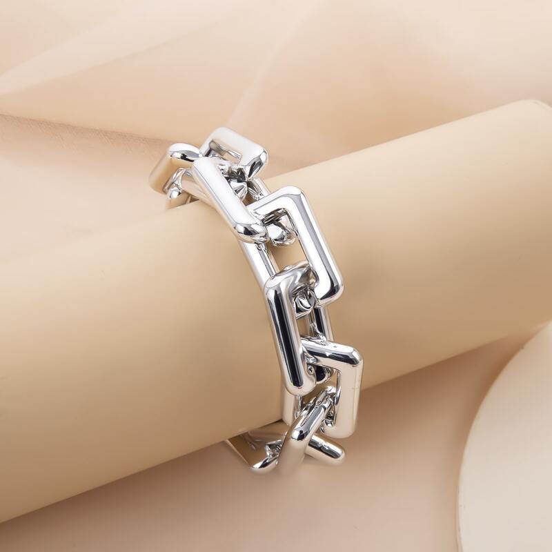

Metal Chain Bracelet, Silver