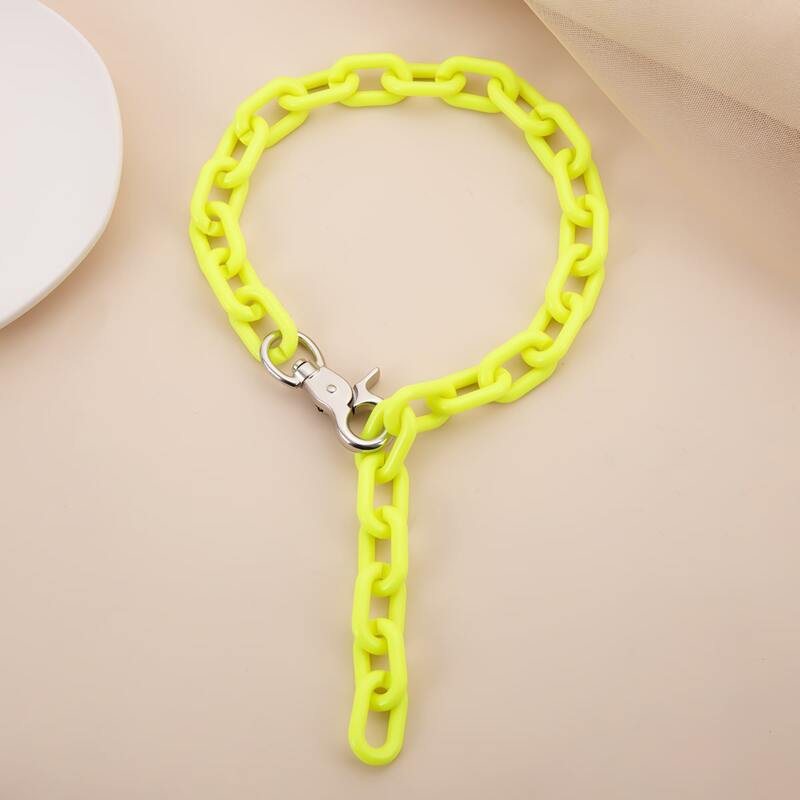 

Chain Y Lariat Necklace, Yellow