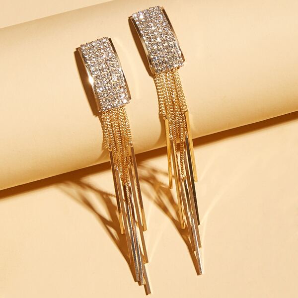 

Tassel Drop Earrings, Gold