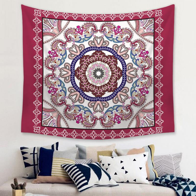 

Vintage Flower Print Tapestry, Multicolor