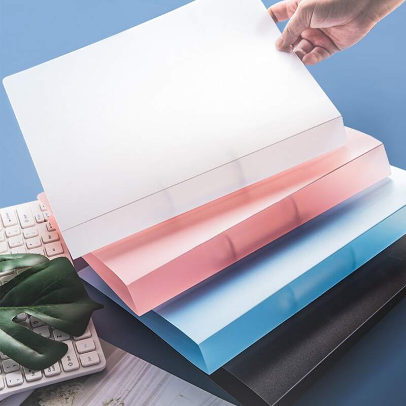

1pc Clip Insert File Folder, Multicolor