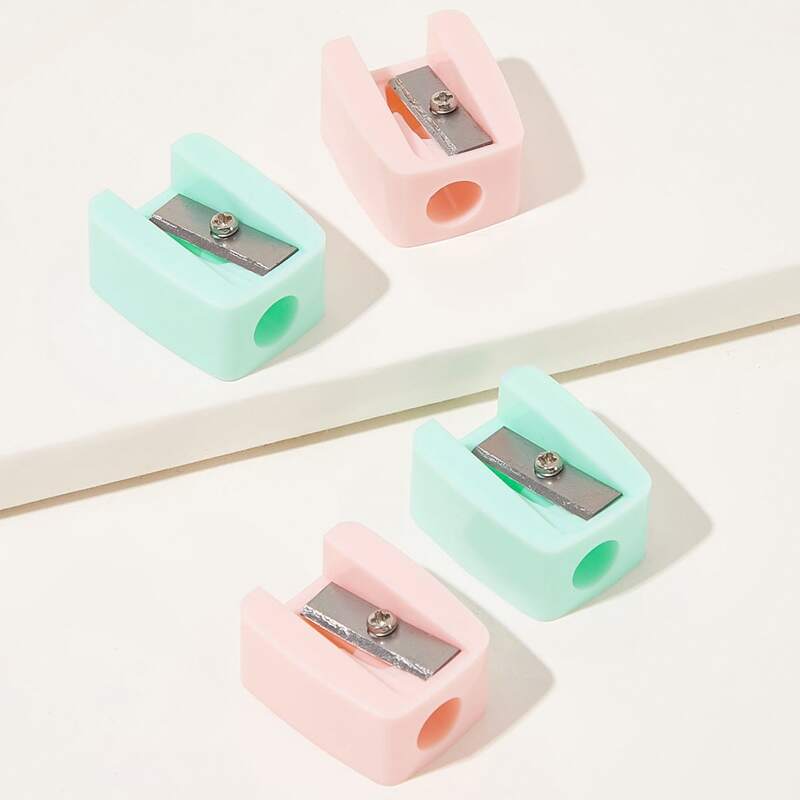 

2pcs Random Color Pencil Sharpener, Multicolor