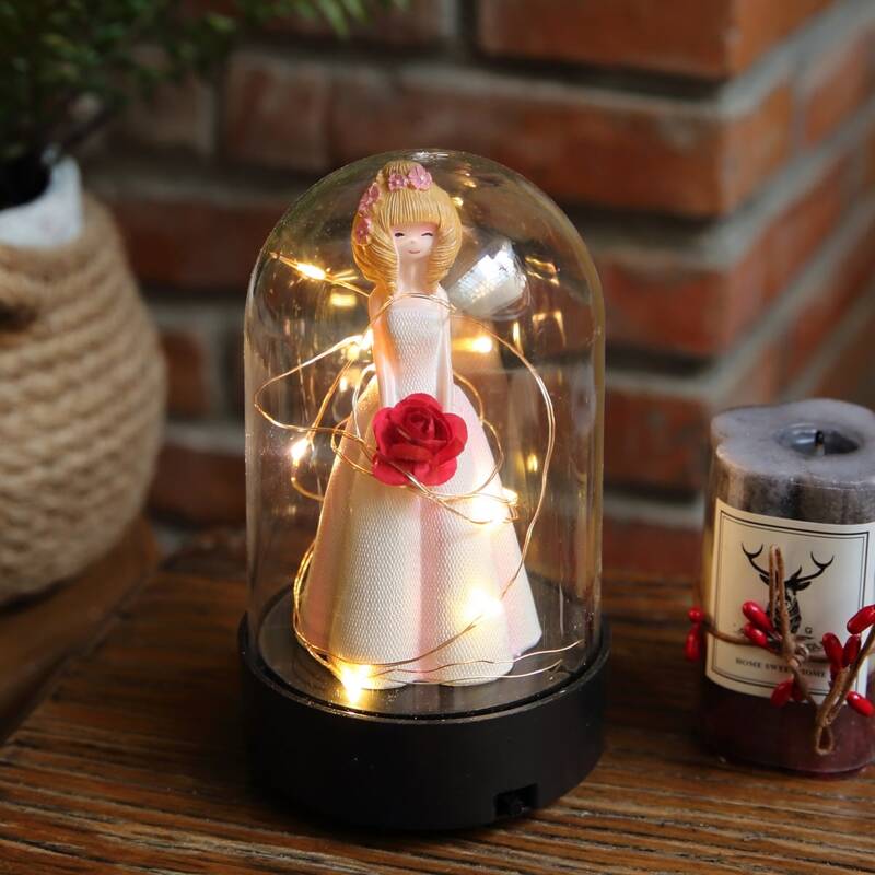 

Girl Inset Glass Cover Light, White