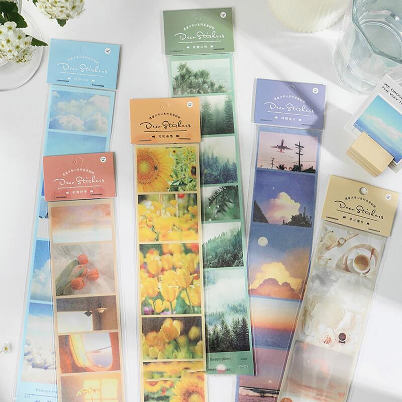 

2sheets Mixed Pattern Sticker, Multicolor