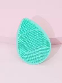 Silicone Face Cleansing Brush - Green - View 1