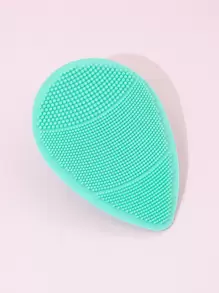Silicone Face Cleansing Brush - Green - View 3
