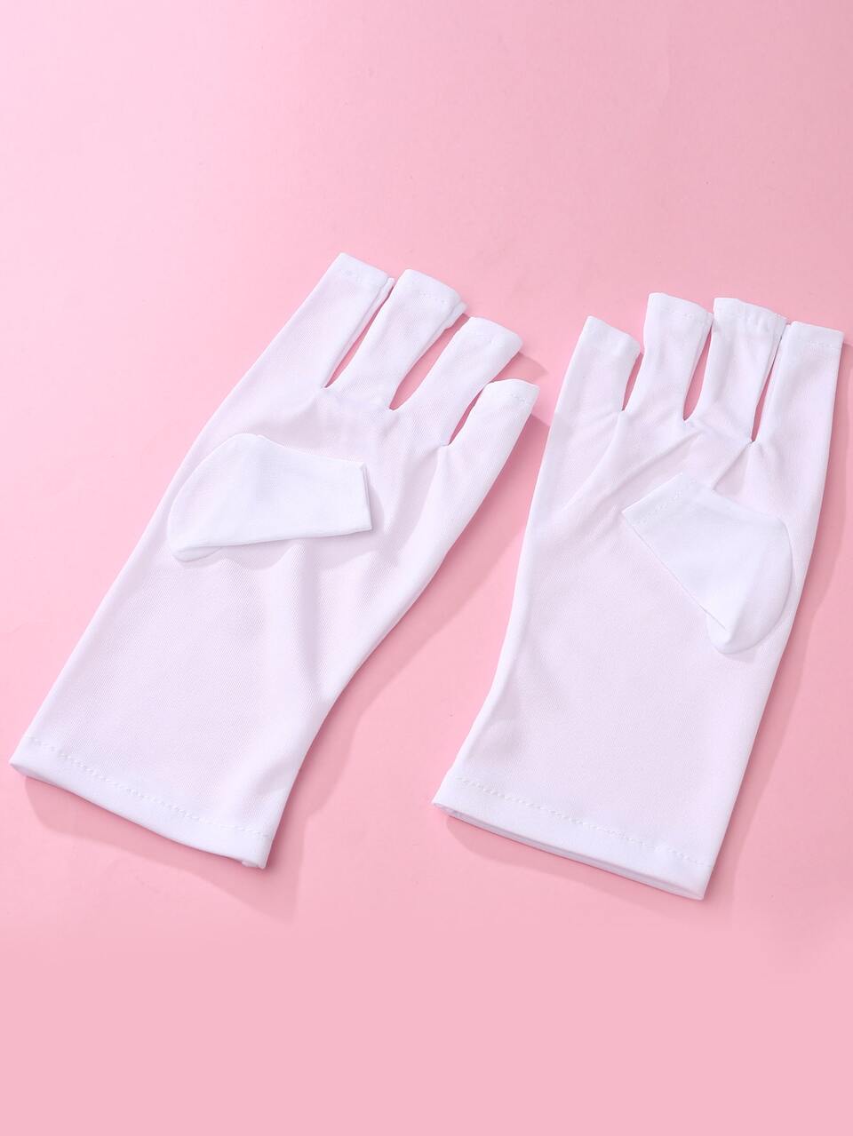 2pcs/Set UV Gel Nail Polish Curing Gloves, Anti-Slip & Heat Resistant