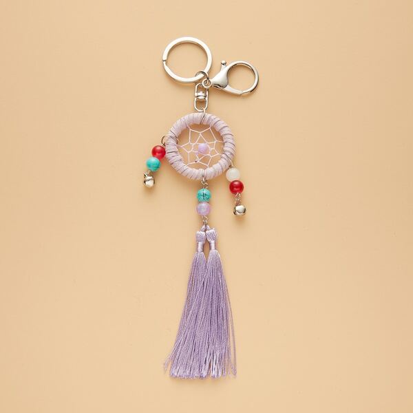 

Dreamcatcher Charm Keychain, Purple