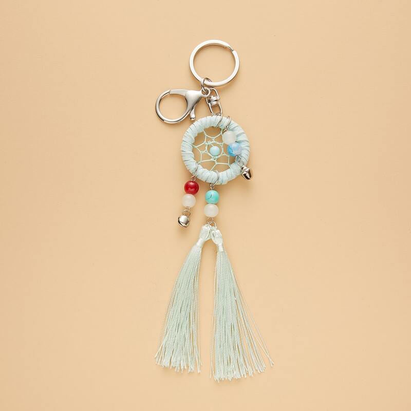 

Dreamcatcher Charm Keychain, Green