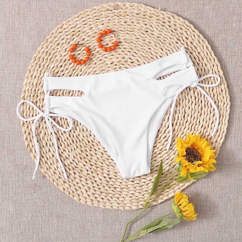 

Tie Side Bikini Panty, White