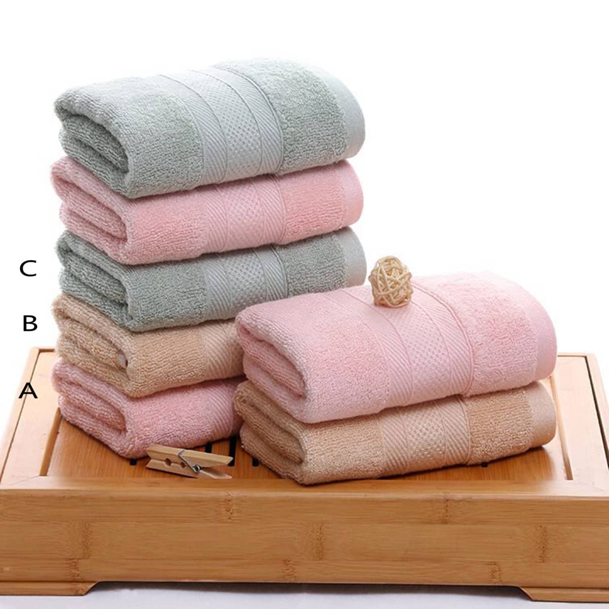 

1pc Solid Face Towel, Multicolor
