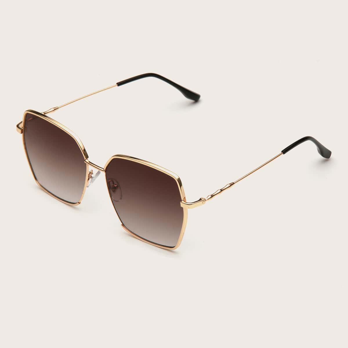 

Metal Frame Sunglasses, Brown