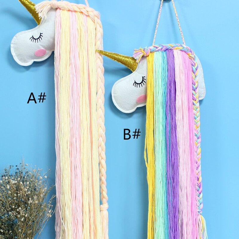 

1pc Unicorn Shaped Hanging Wall Decor, Multicolor