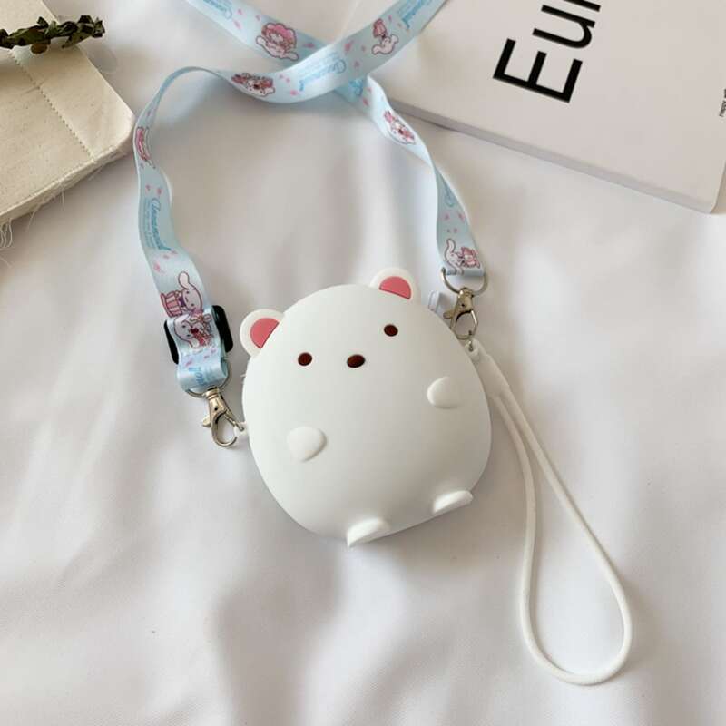 

Cartoon Shaped Crossbody Bag, White