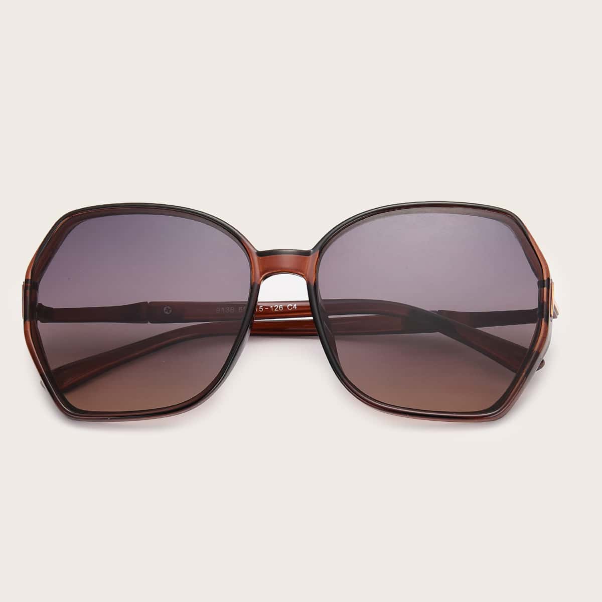 

Acrylic Frame Sunglasses, Brown