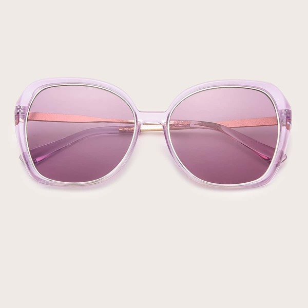 

Acrylic Frame Sunglasses, Purple