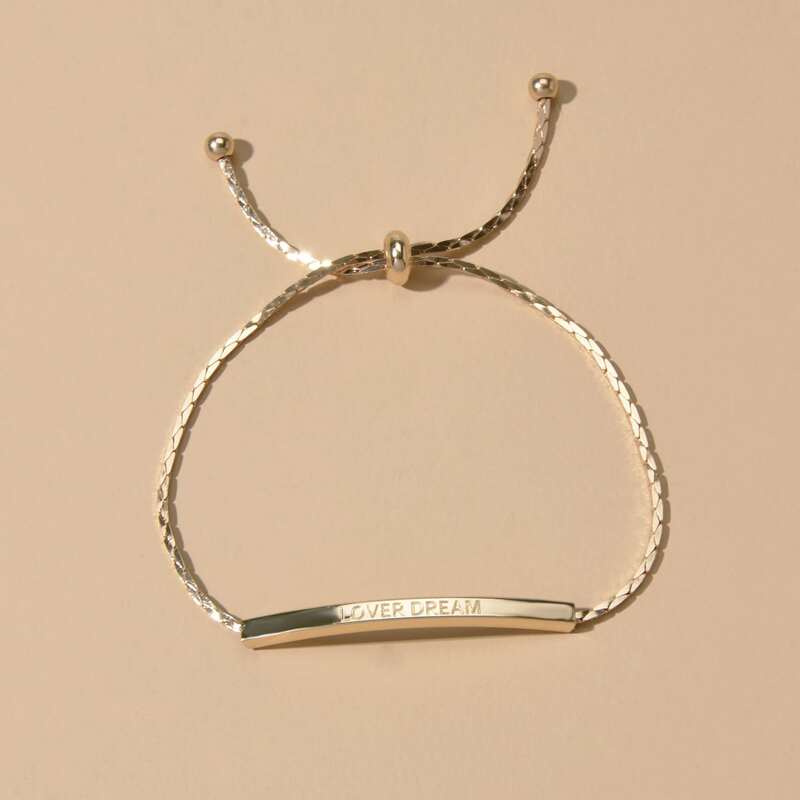 

Metal Bar Bracelet, Gold