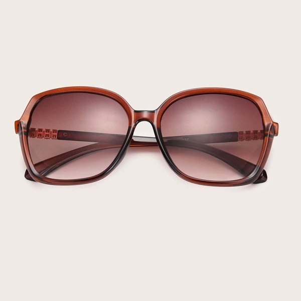 

Acrylic Frame Sunglasses, Brown