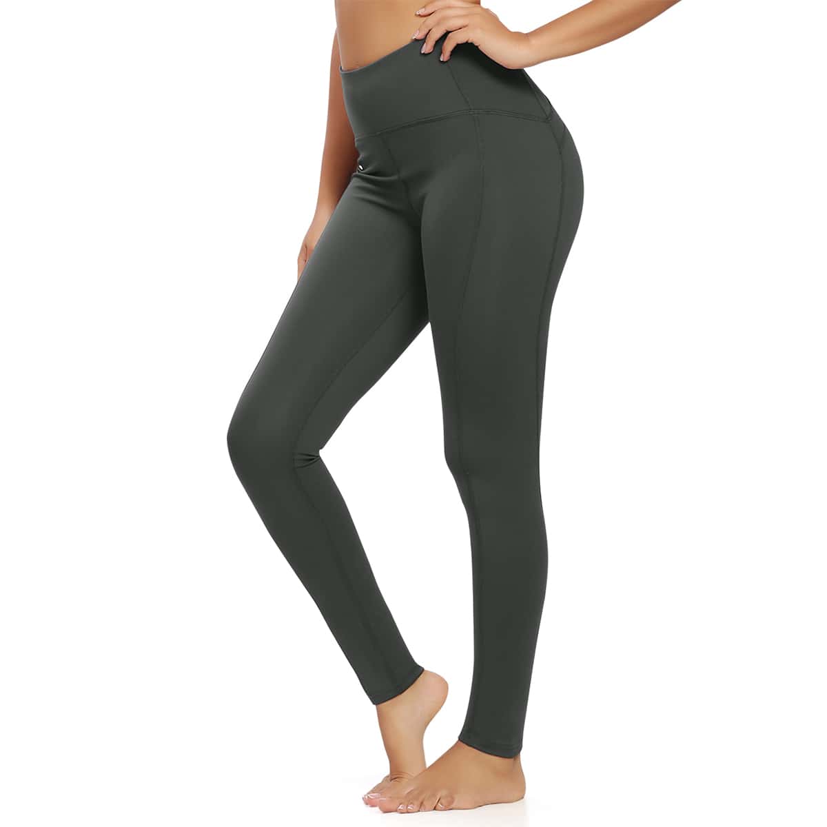 Queenieke Wide Waistband Solid Sports Leggings thumbnail