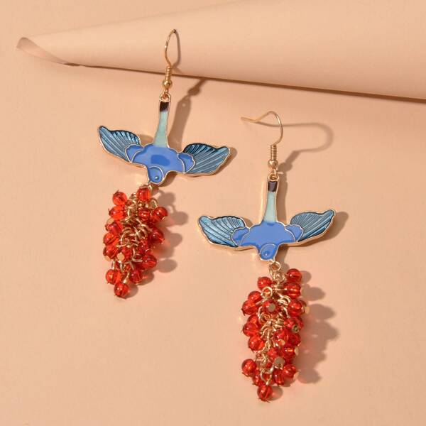 

Beaded Drop Earrings, Multicolor