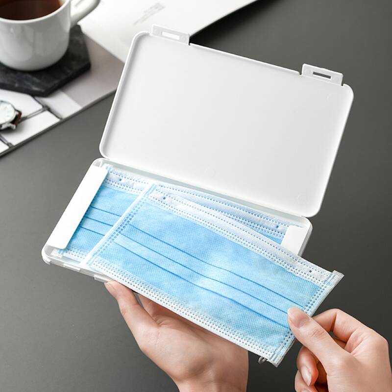 

1pc Solid Storage Box, White