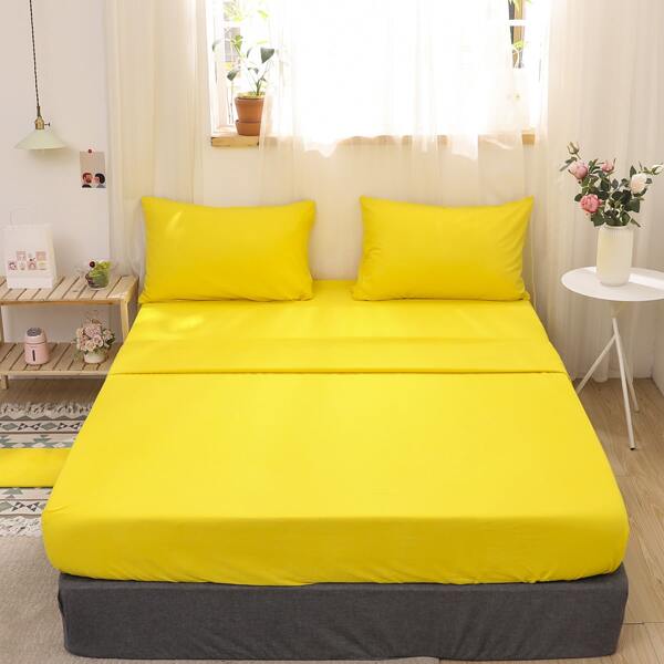 

Solid Fitted Sheet, Yellow
